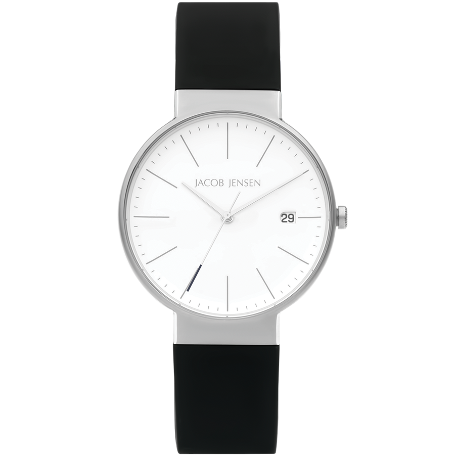 JACOB JENSEN Orologio Unisex Serie 142 - Design Danese, Cassa Acciaio, Vetro Zaffiro, Movimento Svizzero